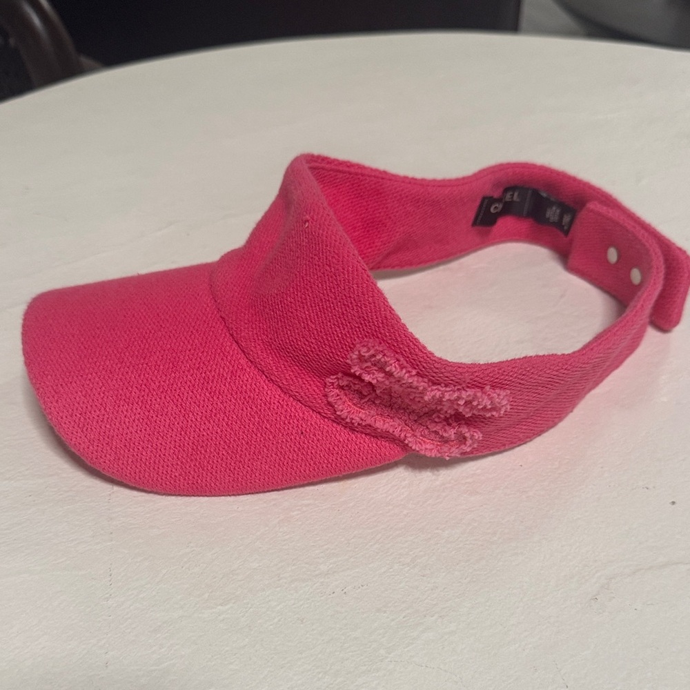 Chanel Pink terry Visor - Picture 2 of 8